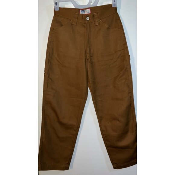 Old Navy Blue Jeans Mens 28W Brown Denim Work Pants - Picture 1 of 3